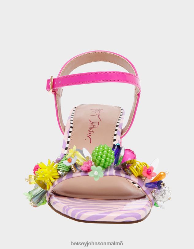 se Betsey Johnson kvinnor jayleene rosa multi skor 0V8BT97