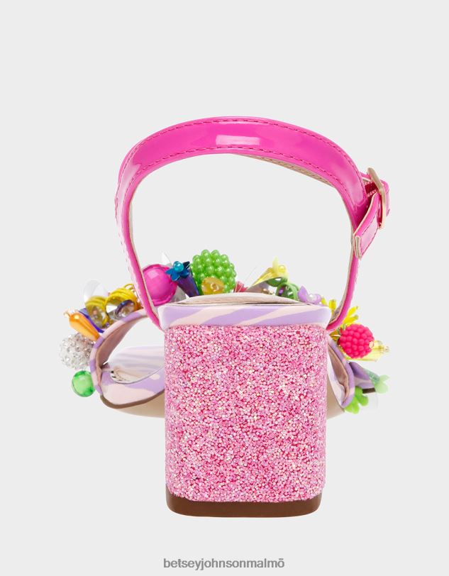 se Betsey Johnson kvinnor jayleene rosa multi skor 0V8BT97