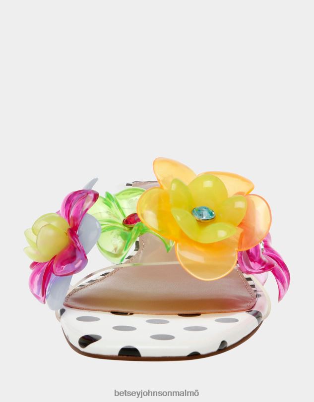 se Betsey Johnson kvinnor journi svart/polka/prickig skor 0V8BT114