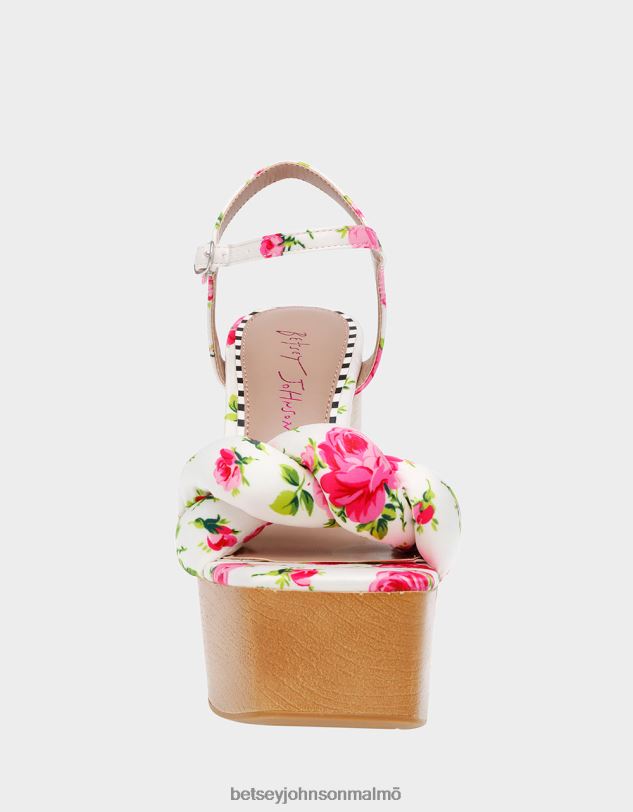 se Betsey Johnson kvinnor mandee vit multi skor 0V8BT120