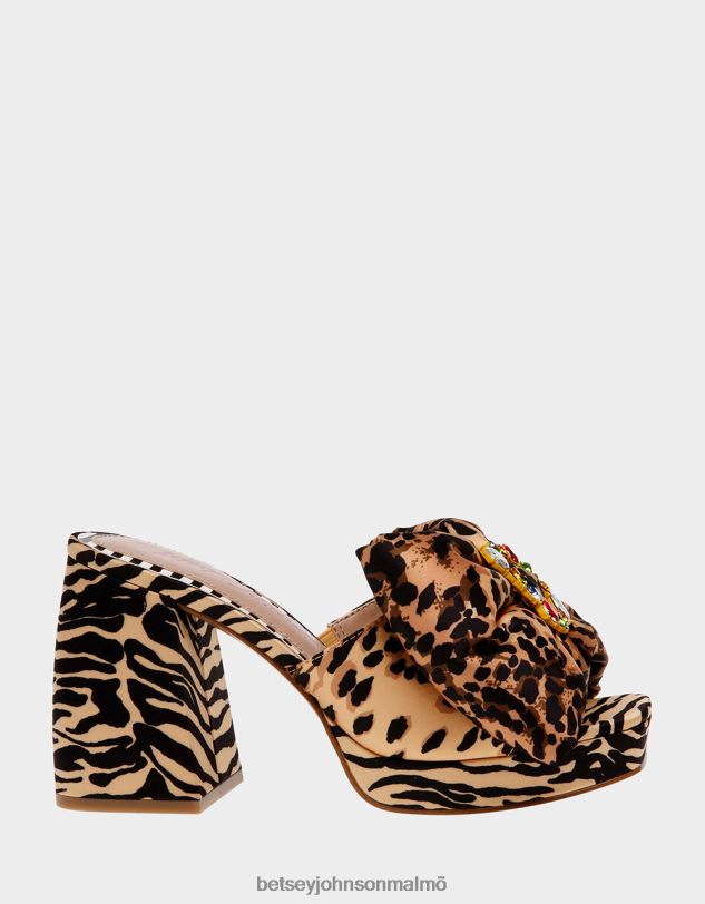 se Betsey Johnson kvinnor possie leopard multi skor 0V8BT5