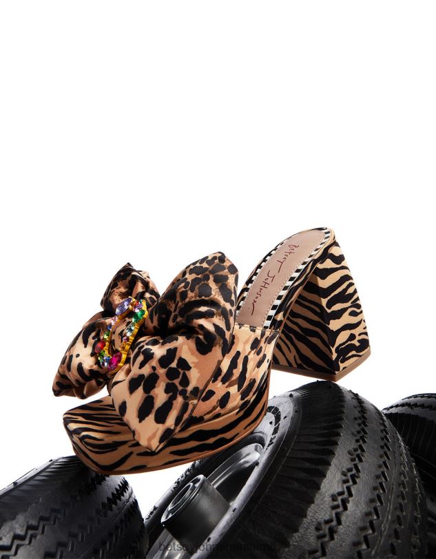 se Betsey Johnson kvinnor possie leopard multi skor 0V8BT5