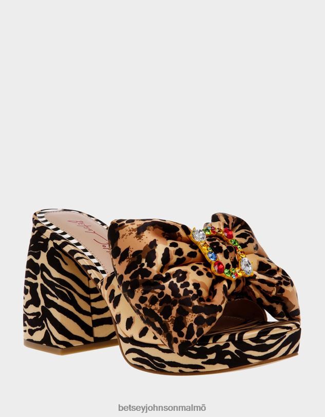 se Betsey Johnson kvinnor possie leopard multi skor 0V8BT5