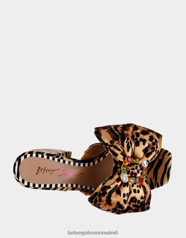 se Betsey Johnson kvinnor possie leopard multi skor 0V8BT5