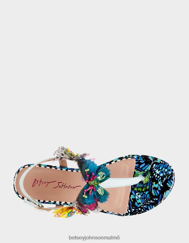 se Betsey Johnson kvinnor prilla blå multi skor 0V8BT43