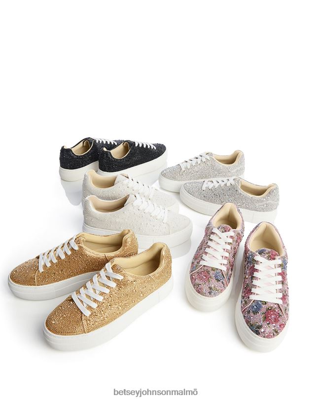 se Betsey Johnson kvinnor sidny guld multi skor 0V8BT63