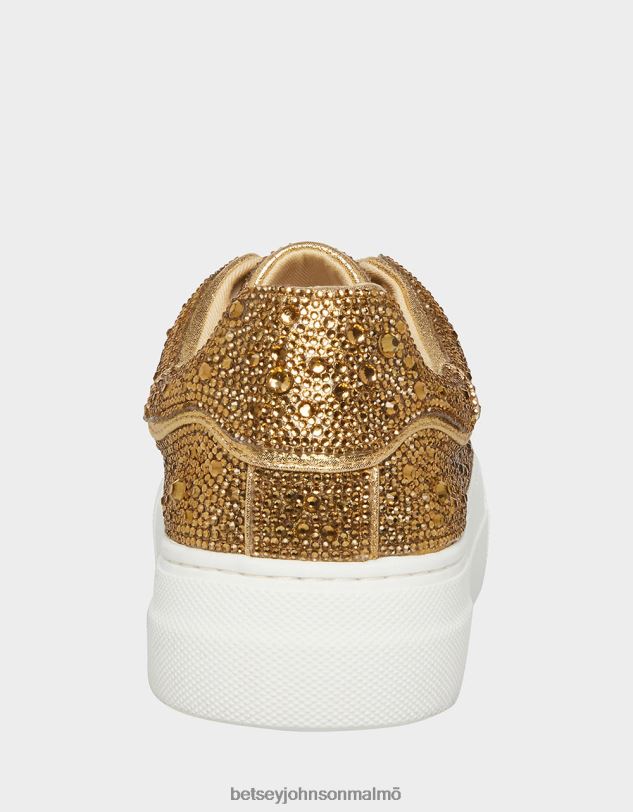se Betsey Johnson kvinnor sidny guld multi skor 0V8BT63