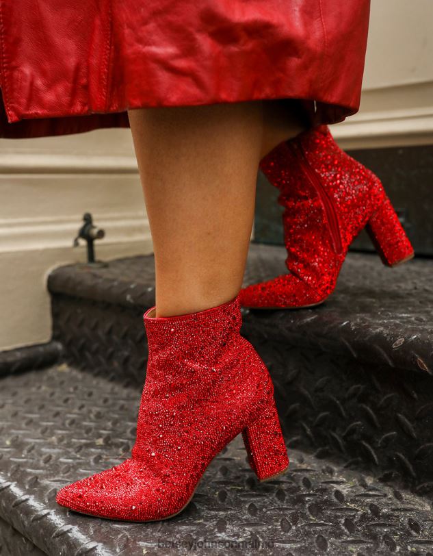 se Betsey Johnson kvinnor cady röd skor 0V8BT21