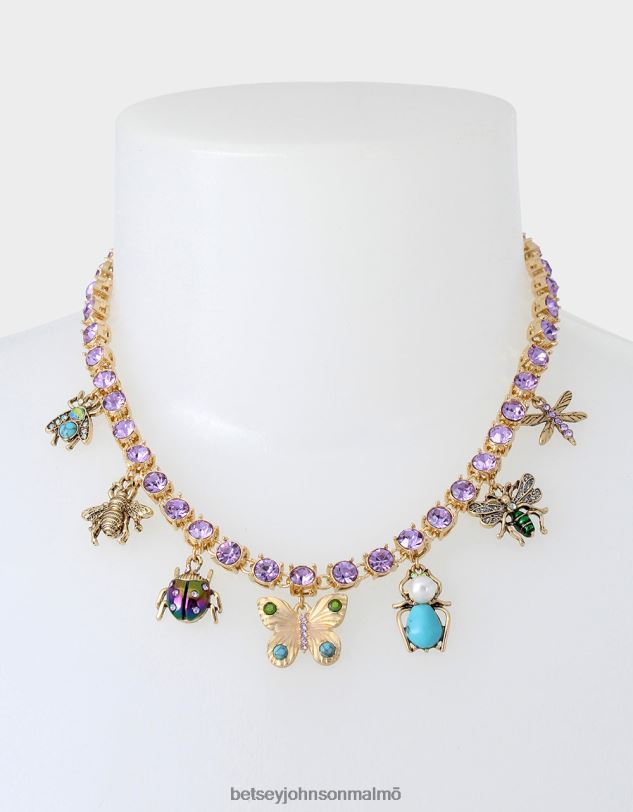 se Betsey Johnson kvinnor buggin out fjärilsberlock tennishalsband mång Smycken 0V8BT363