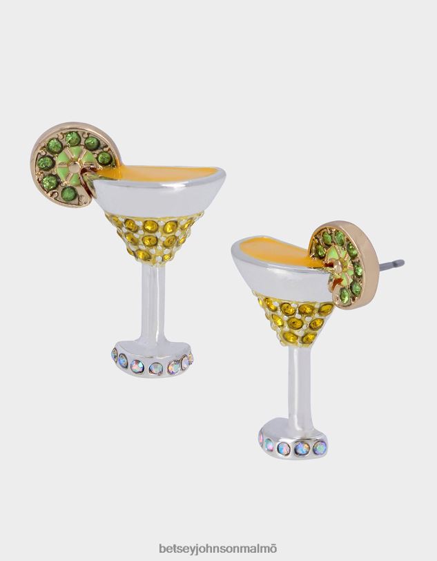 se Betsey Johnson kvinnor brunch martini örhängen gul Smycken 0V8BT338