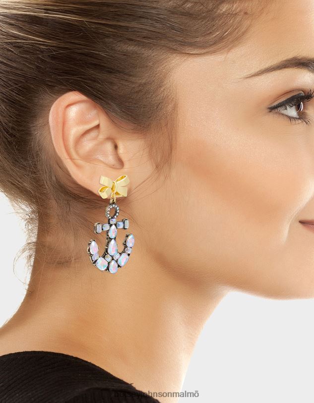 se Betsey Johnson kvinnor farthållare ankare droppe örhängen kristall Smycken 0V8BT313