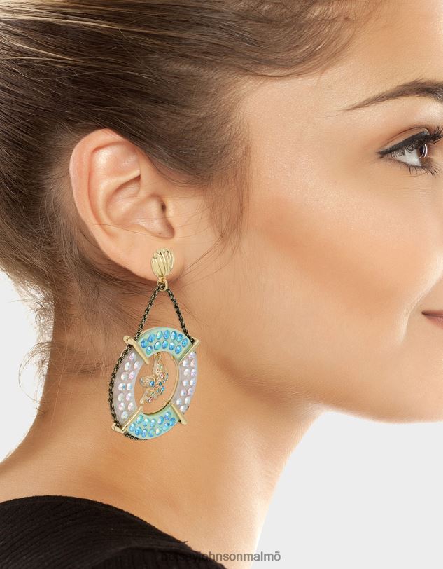 se Betsey Johnson kvinnor farthållare livräddare droppörhängen blå Smycken 0V8BT310