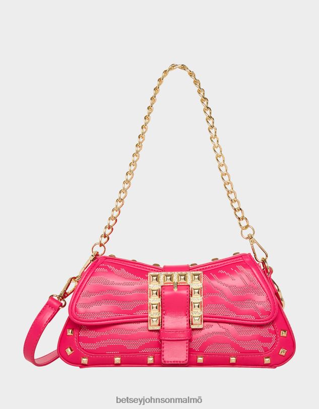 se Betsey Johnson kvinnor easy there tiger crossbody-väska rosa Tillbehör 0V8BT261