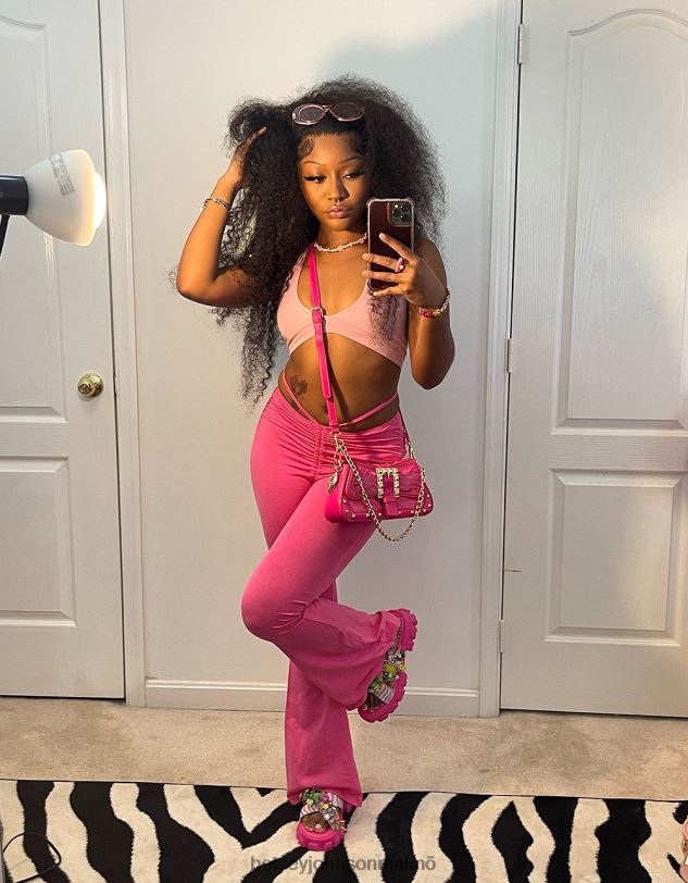 se Betsey Johnson kvinnor easy there tiger crossbody-väska rosa Tillbehör 0V8BT261