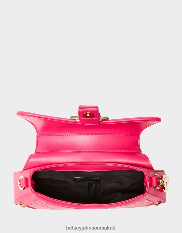 se Betsey Johnson kvinnor easy there tiger crossbody-väska rosa Tillbehör 0V8BT261