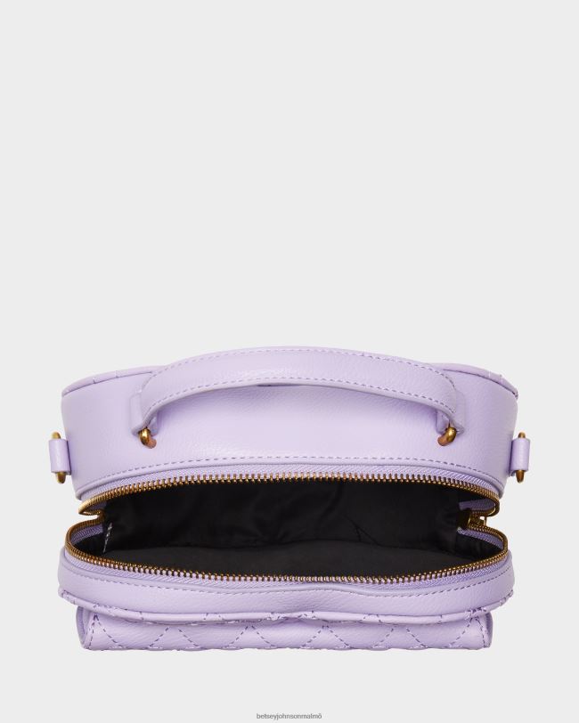se Betsey Johnson kvinnor åh mitt hjärta crossbody lavendel Tillbehör 0V8BT254