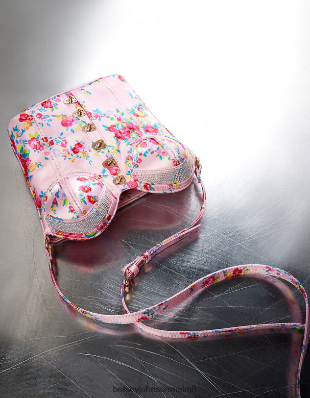 se Betsey Johnson kvinnor kitsch av korsetter älskar crossbody blommig Tillbehör 0V8BT220