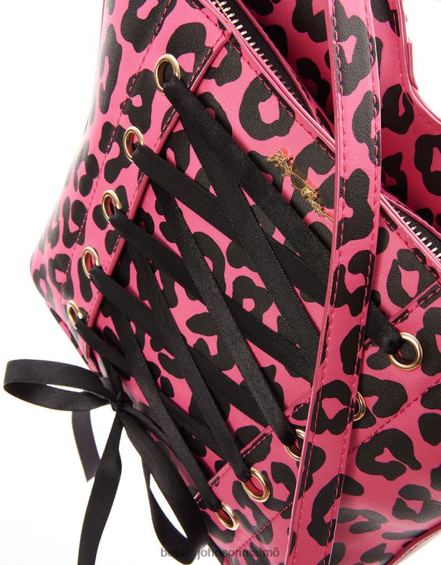 se Betsey Johnson kvinnor kitsch av korsetter älskar crossbody svart/rosa Tillbehör 0V8BT219