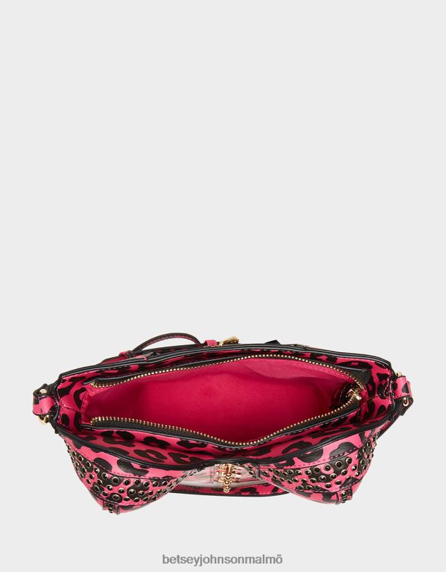 se Betsey Johnson kvinnor kitsch av korsetter älskar crossbody svart/rosa Tillbehör 0V8BT219