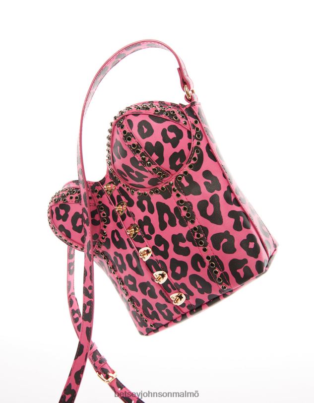 se Betsey Johnson kvinnor kitsch av korsetter älskar crossbody svart/rosa Tillbehör 0V8BT219