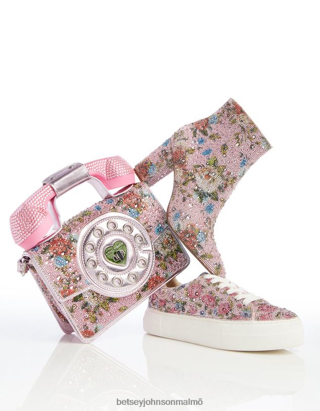 se Betsey Johnson kvinnor kitsch ge mig en ringtelefonväska rosa Tillbehör 0V8BT208