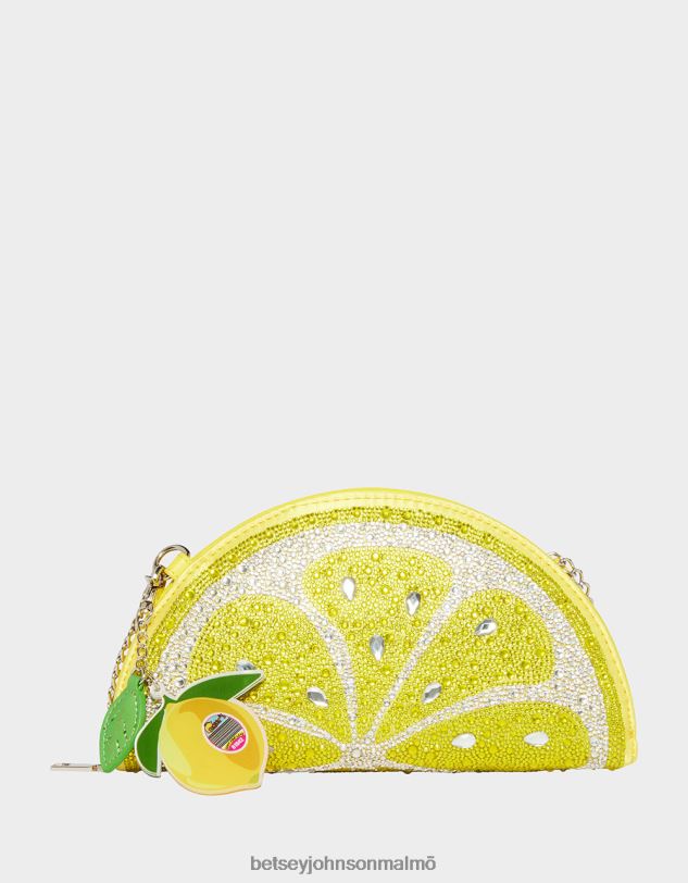 se Betsey Johnson kvinnor kitsch pucker up crossbody gul Tillbehör 0V8BT209