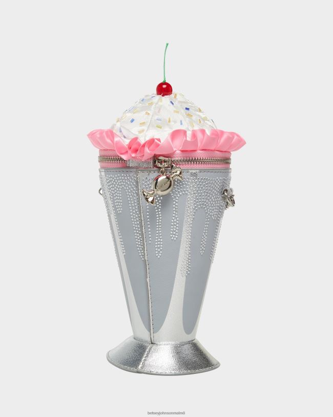 se Betsey Johnson kvinnor kitsch shake it up crossbody silver Tillbehör 0V8BT211