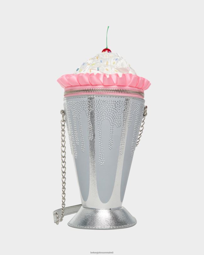 se Betsey Johnson kvinnor kitsch shake it up crossbody silver Tillbehör 0V8BT211
