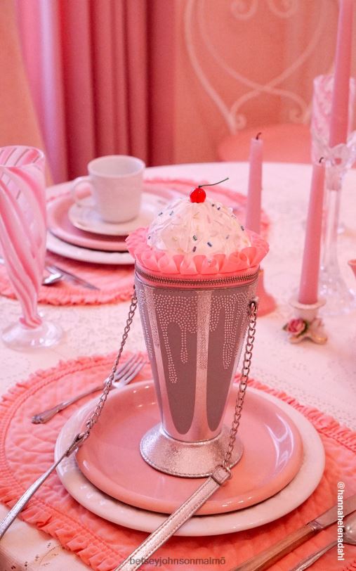 se Betsey Johnson kvinnor kitsch shake it up crossbody silver Tillbehör 0V8BT211