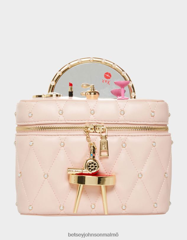 se Betsey Johnson kvinnor kitsch spegel spegel fåfänga crossbody rodna Tillbehör 0V8BT217