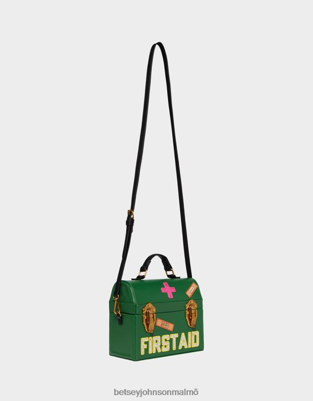 se Betsey Johnson kvinnor kitsch spelar läkare crossbody grön Tillbehör 0V8BT204
