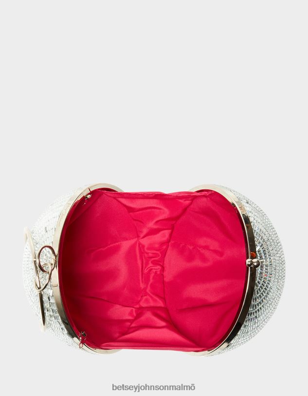se Betsey Johnson kvinnor kitschdansande drottning crossbody silver Tillbehör 0V8BT210
