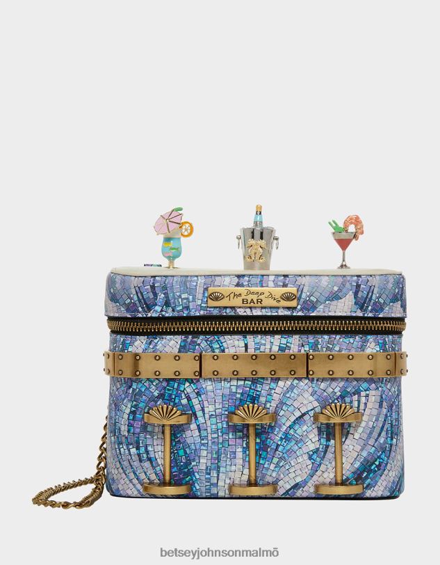 se Betsey Johnson kvinnor kitschdrink som en fish dive bar crossbody mång Tillbehör 0V8BT203