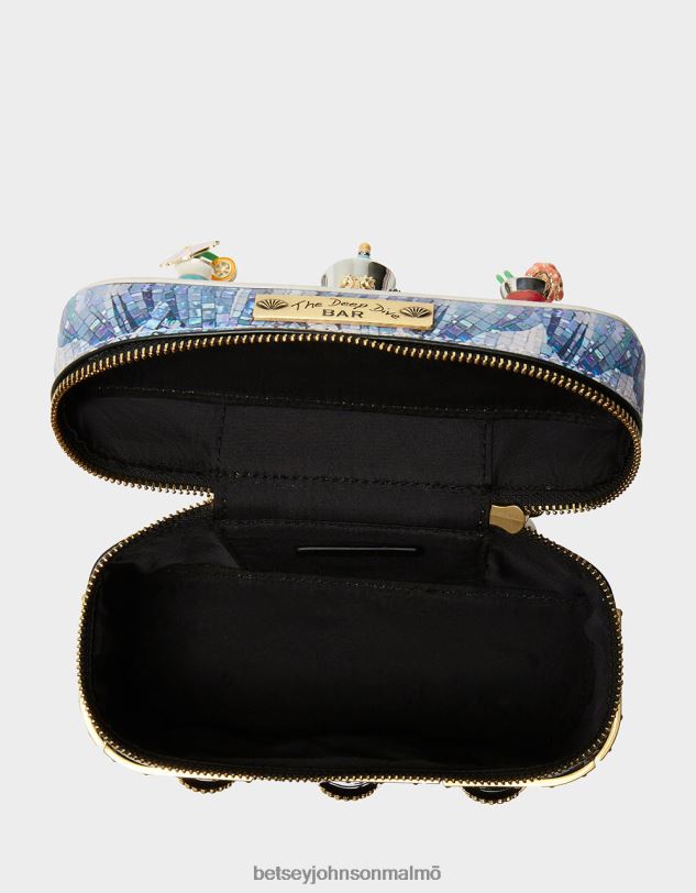 se Betsey Johnson kvinnor kitschdrink som en fish dive bar crossbody mång Tillbehör 0V8BT203