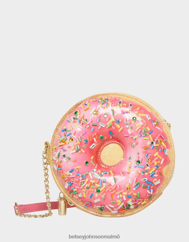se Betsey Johnson kvinnor kitschglad för dig crossbody rosa Tillbehör 0V8BT206
