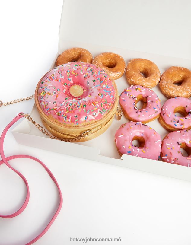 se Betsey Johnson kvinnor kitschglad för dig crossbody rosa Tillbehör 0V8BT206