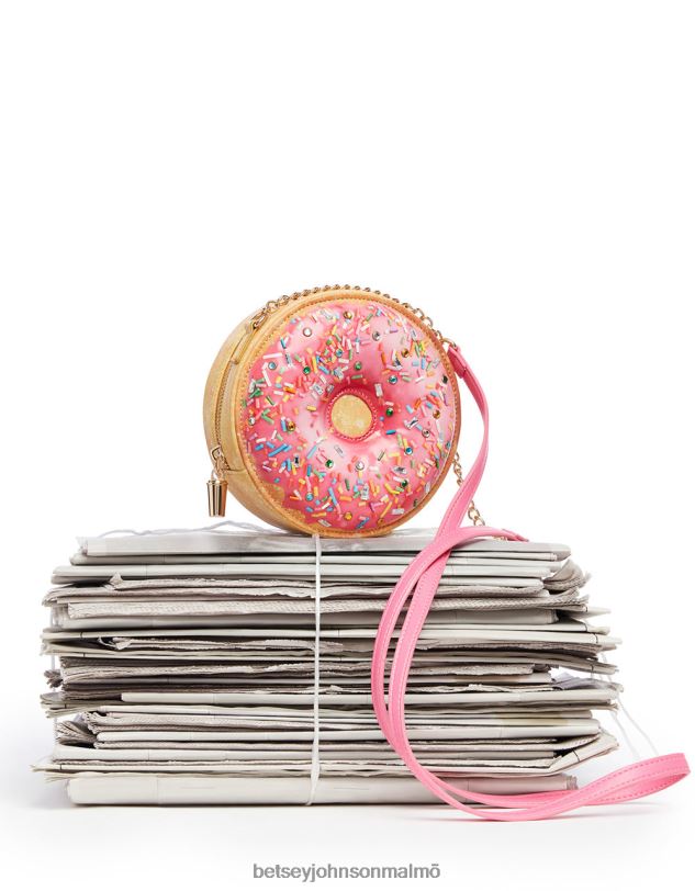 se Betsey Johnson kvinnor kitschglad för dig crossbody rosa Tillbehör 0V8BT206