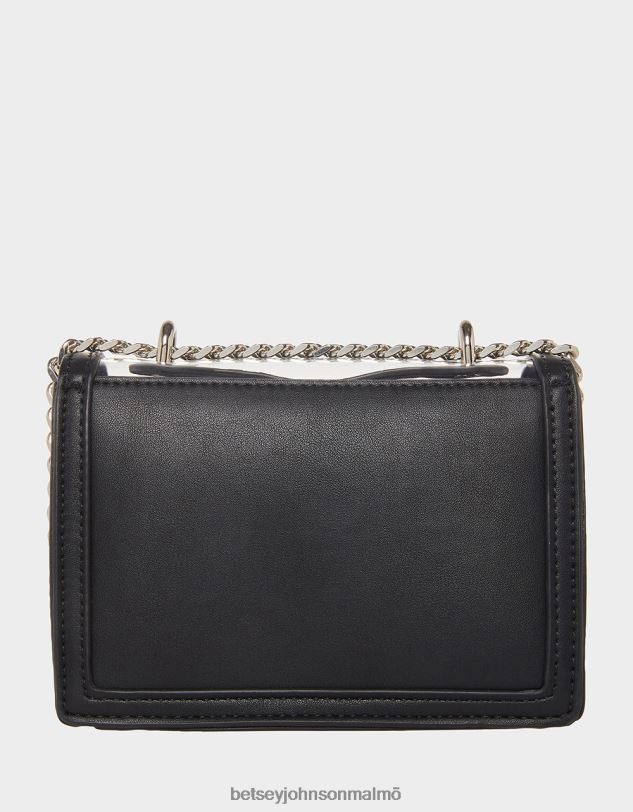 se Betsey Johnson kvinnor klar cabrioletväska med strassrosett svart Tillbehör 0V8BT238