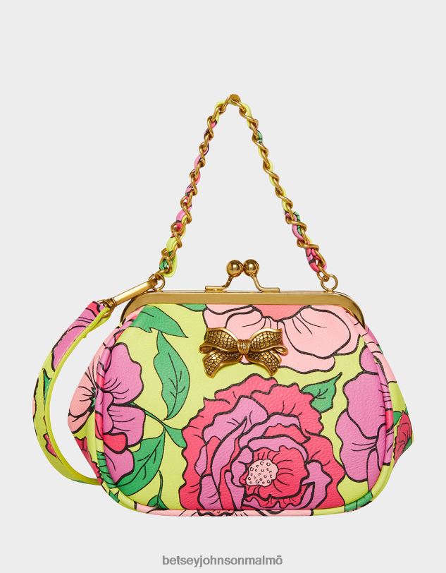 se Betsey Johnson kvinnor lil' nugget kiss lock bag blommig Tillbehör 0V8BT236