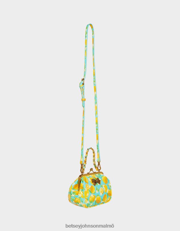 se Betsey Johnson kvinnor lil\' nugget kiss lock bag citron Tillbehör 0V8BT244