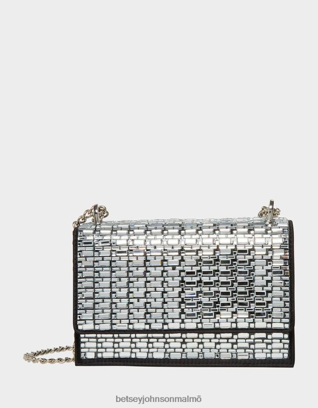 se Betsey Johnson kvinnor shine på cabriolet väska svart Tillbehör 0V8BT256
