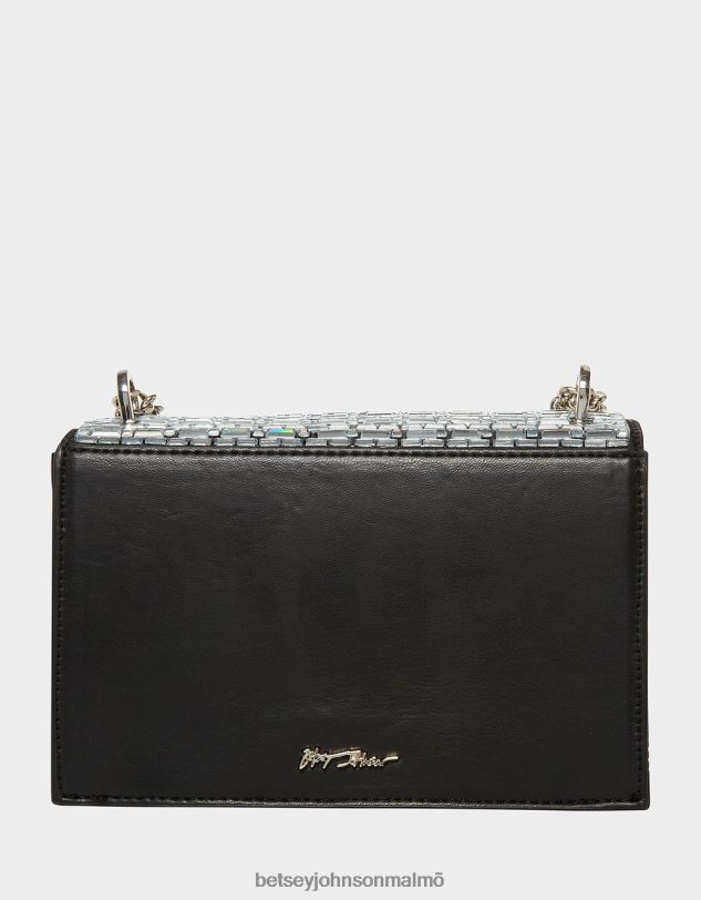 se Betsey Johnson kvinnor shine på cabriolet väska svart Tillbehör 0V8BT256