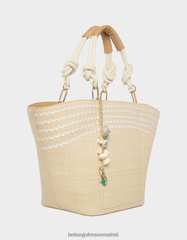 se Betsey Johnson kvinnor skal ja tote naturlig Tillbehör 0V8BT248