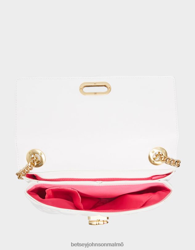 se Betsey Johnson kvinnor skull n hearts flikväska vit Tillbehör 0V8BT228