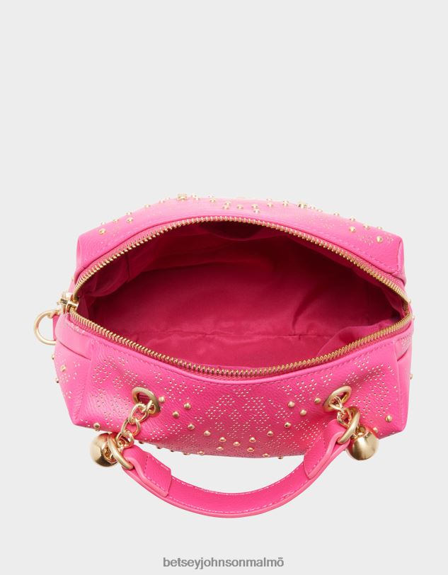 se Betsey Johnson kvinnor status skalle crossbody rosa Tillbehör 0V8BT240