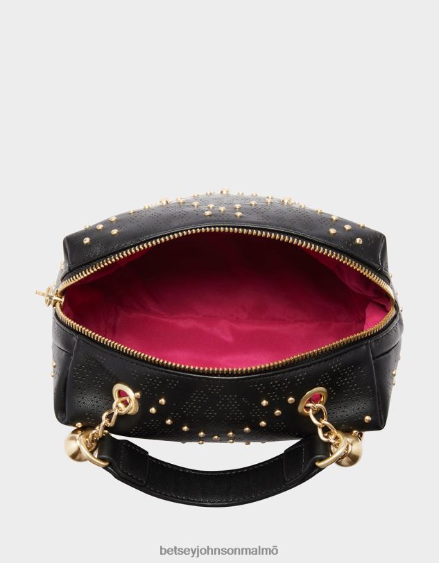 se Betsey Johnson kvinnor status skalle crossbody svart Tillbehör 0V8BT235