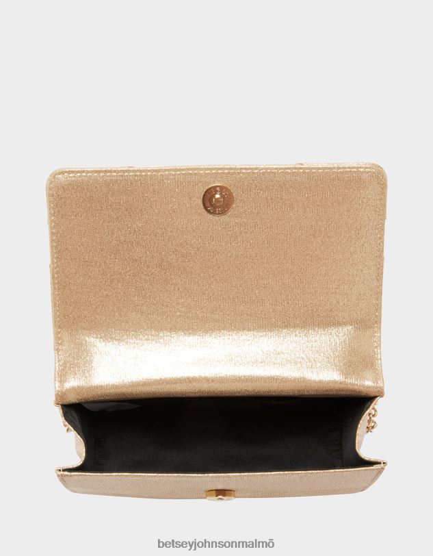se Betsey Johnson kvinnor x markerar den övre handtagsväskan guld Tillbehör 0V8BT250