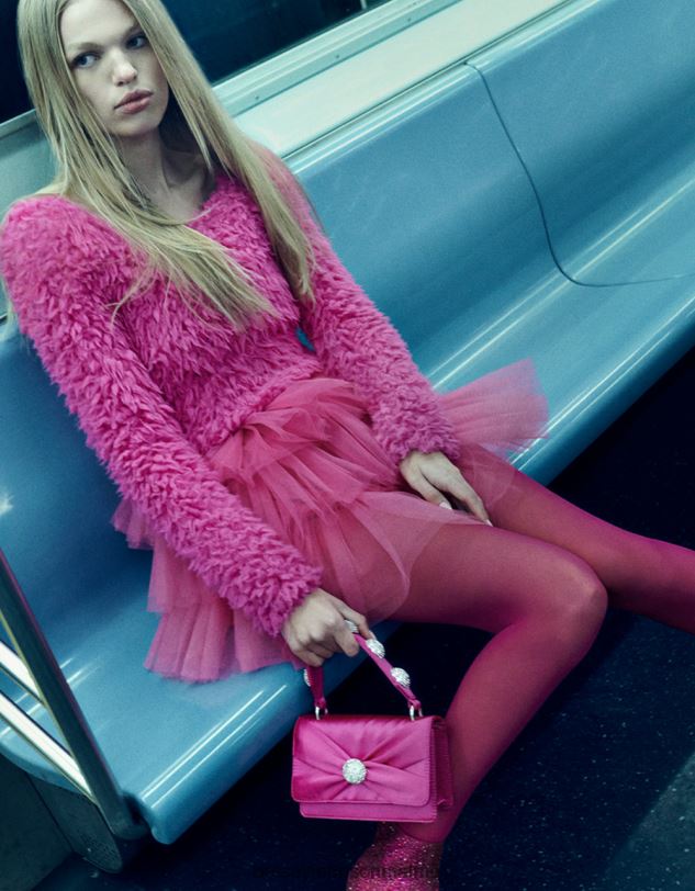 se Betsey Johnson kvinnor x markerar den övre handtagsväskan rosa Tillbehör 0V8BT247