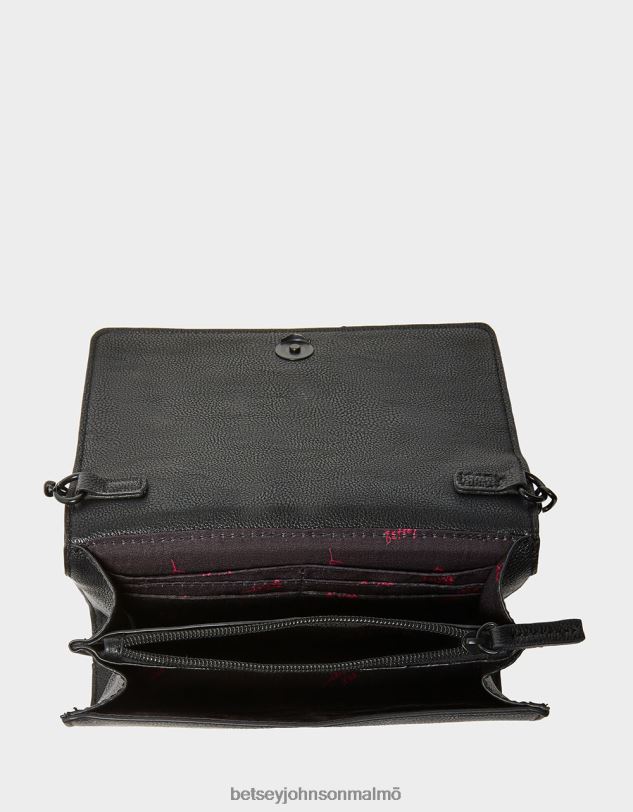 se Betsey Johnson kvinnor xo skalle crossbody svart Tillbehör 0V8BT226