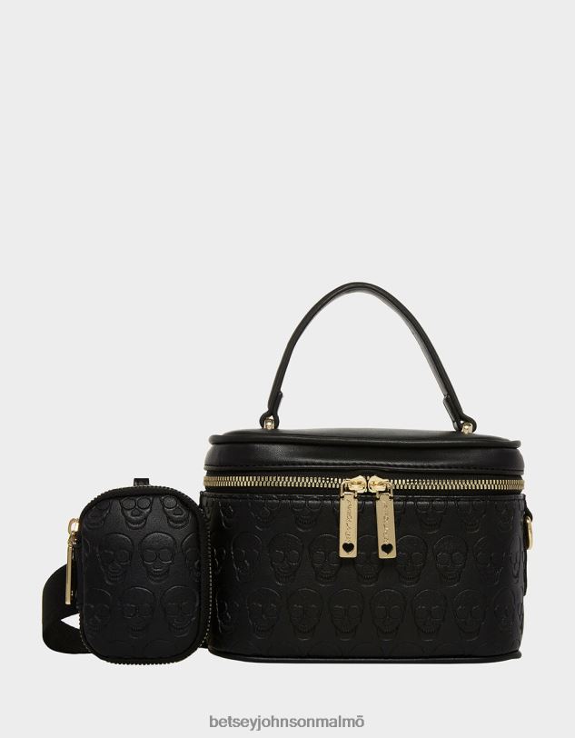 se Betsey Johnson kvinnor xo skalle fåfänga svart Tillbehör 0V8BT227